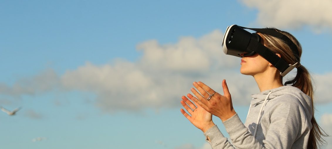 Woman with VR